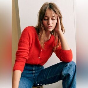 Sézane Gaspard S Rouge / Red NWT